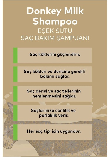 Maia Mc Eşek Sütü Saç Bakım Şampuanı 2 x 400 ML