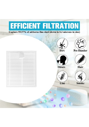 Amigaelegant Xiaomi Robot Süpürge E10 B112/e12 Ana Yan Fırça Paspas Bezi İçin 19 Adet