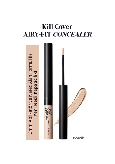 Clio Kill Cover Airy-Fit Concealer 3.5 Vanilla