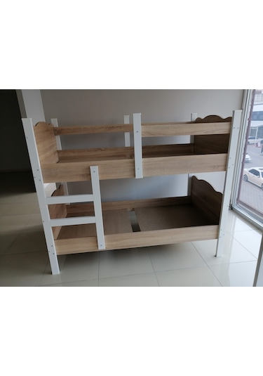 Afillibebek Ranza Ikili Ayrılabilen Mdf Profilli 90x190 Somon