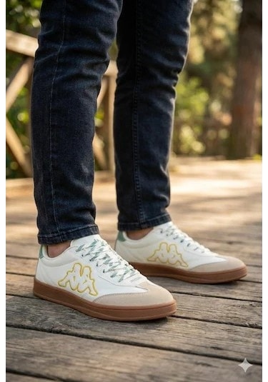 Kappa Santiago Erkek Bej Sneaker Ayakkabı KP-1039M