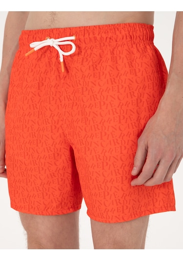 Pierre Cardin Erkek Turuncu Deniz Şortu 50307983-vr051 Turuncu