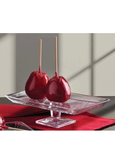 Paşabahçe 950008 Madlen Ayaklı Servis Tabak Beyaz