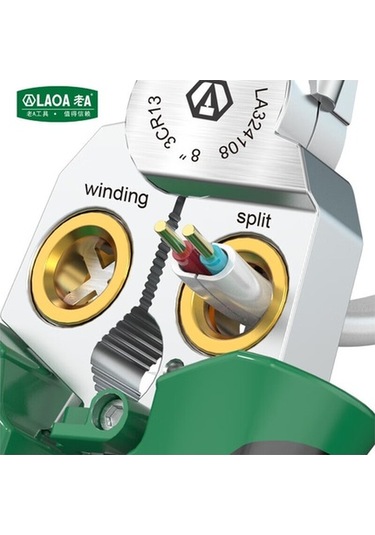 Pazly Sıyırıcı Pensesi Laoa La324107 Kablo Soyma Cbtx 7'si 1 Arada