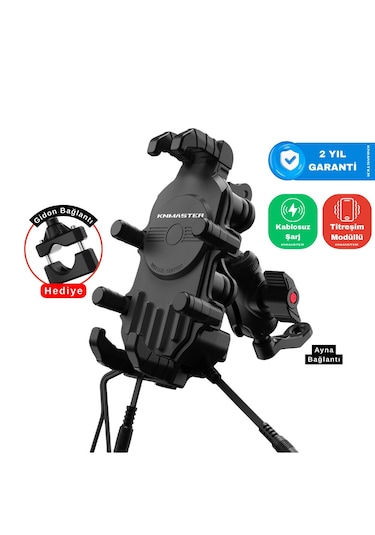 Knmaster Tt-820wc Kablosuz Şarjlı Telefon Tutucu 1