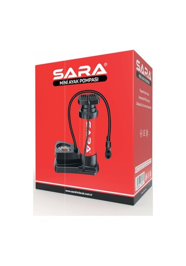 Sara S653 Saatli Dikey Mini Ayak Pompası