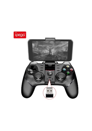Ipega Gamepad Pg-9076 Bt 2.4g Kablosuz Oyun Konsolu Siyah