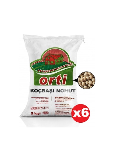 Orti Koçbaşı Nohut 6 x 5 KG