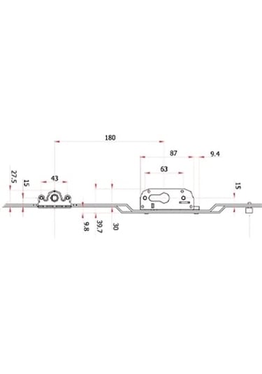 G-u Sürme Kilitli Kapı İspanyoleti 1600-1800