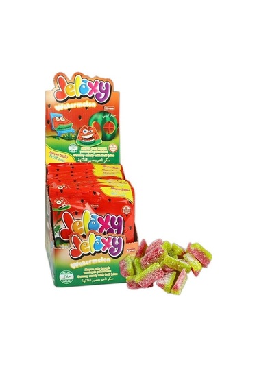 Jelaxy Şekerli Karpuz 80 Gr. 12 Adet (1 Kutu)