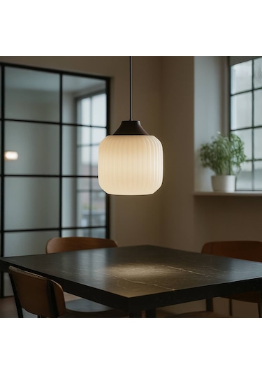 Vintage Stil Modern Dekoratif Tavan Lambası Beyaz