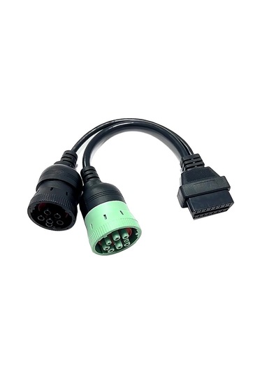 Obd2 Kamyon Tanılama Aracı 16 Pin Kablo J1708 J1939 Konnektörü Obd'yi 6 Pin 9 Pin'e