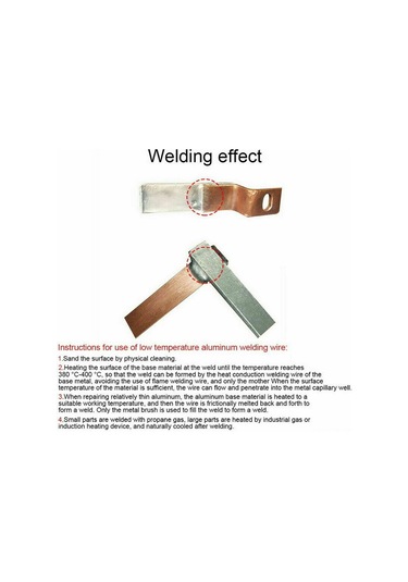 Yaozixa 10 Adet Alüminyum Kaynak Teli - Katı Çekirdekli, Flaksız, 25cm X 2.4mm, Yüksek Dayanıklı Alüminyum Birleştirme