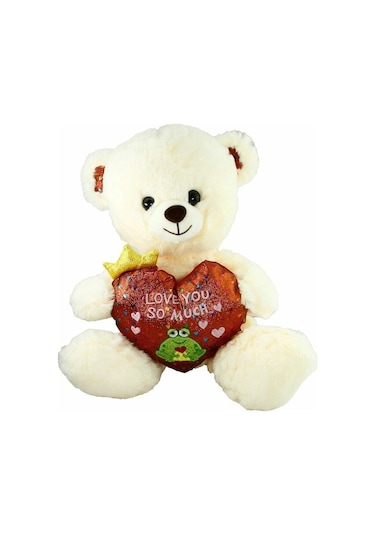 Pjh2323 Peluş Kalpli Ayı Love You 30 Cm