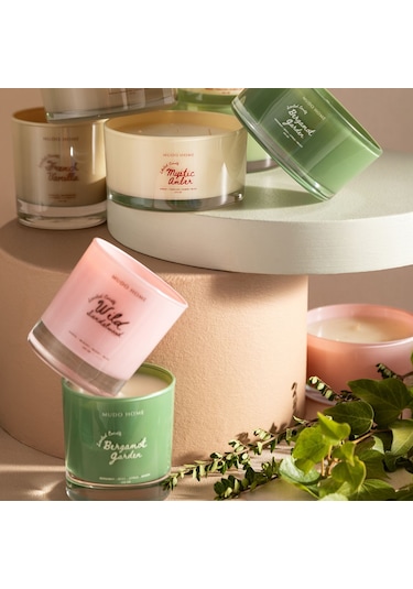 Mudo Home Wıld Sandal Ağacı Mum 200gr Pembe