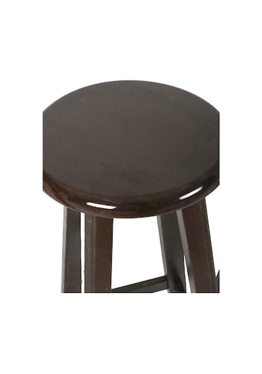 Yuvarlak Tabure Ceviz Renk 70 CM Yükseklik