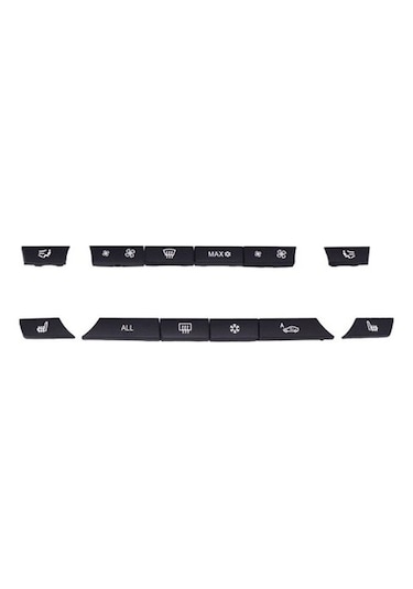 Bmw F10 Klima Tuşları 520 Tuş Takımı Klima Paneli Tuşları 12 Adet