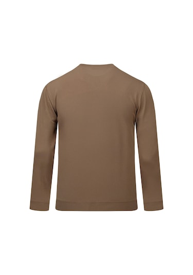 Hatemoğlu Kahverengi Regular Fit Yarım Balıkçı Yaka Rayon Kazak 2977654 Kahverengi