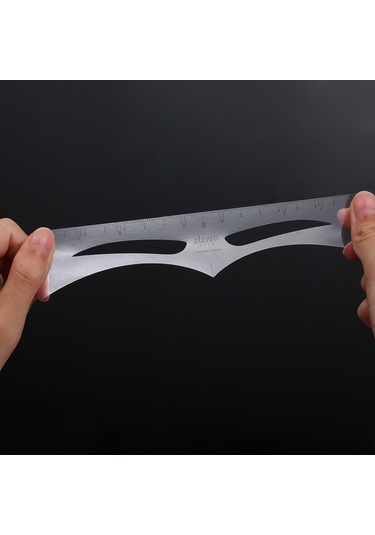 Reedark 50 Adet Yapışkan Kaş Şablonu - Kolay Kaş Çizimi İçin Pratik Makyaj Aracı, Taşınabilir Ve Hijyenik