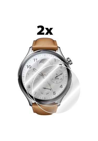 Xiaomi Watch S1 Pro 46 mm Akıllı Saat ile uyumlu IPG Ekran Koruyucu (2 Adet)