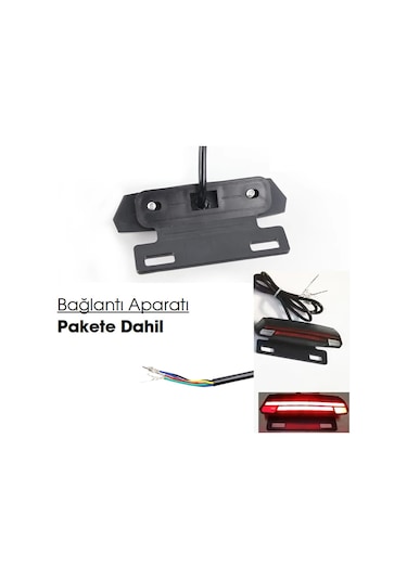 Onvo Ov-012 /12 X Plus Fren Stop Lambası + Bağlantı Parçası Seti