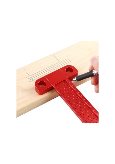 Pazly T160 Ahşap İşleme T Şekilli Delik İşaretleme Cetveli, Pratik Ve Dayanıklı Diğer