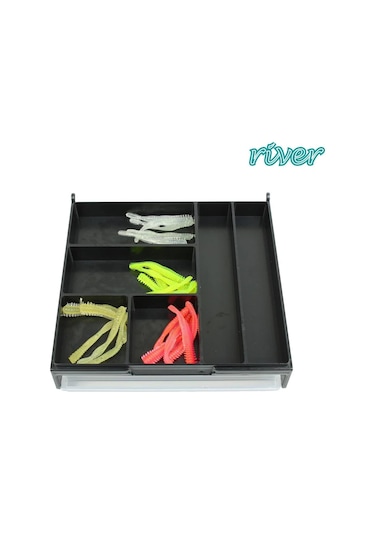 River Çok Amaçlı Lrf Ekipman Kutusu Siyah -8731 - 15 Cm