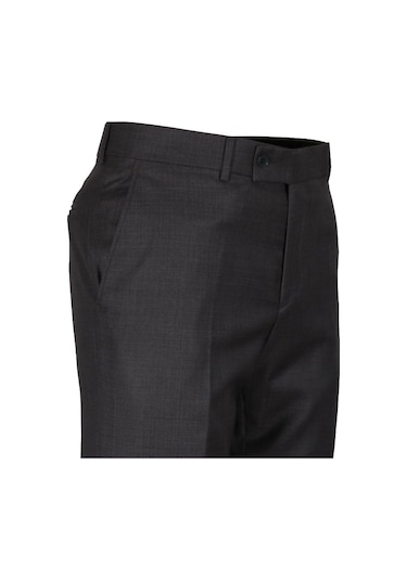 Erkek Gri Kumaş Pantolon Normal Kesim Rar01185 Gri