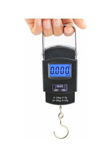 Profesyonel Dijital El Terazisi Taşınabilir El Kantarı 50 Kg Kahverengi