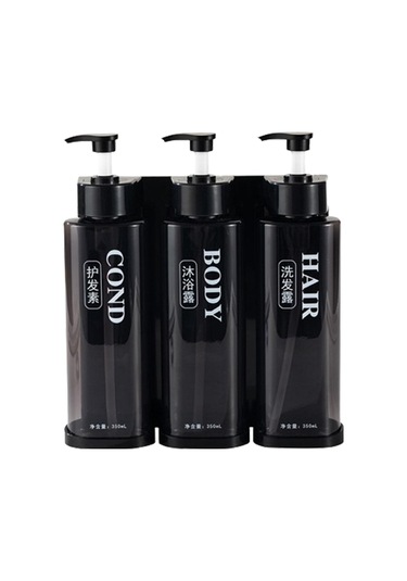 Suntek Magideal Doldurulabilir Pompa Şişesi 3 Kafa Koyu Kahverengi