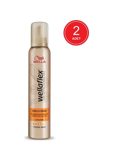 Wella Wellaflex Curls & Waves Bukle Belirginleştirici Saç Köpüğü 2 x 200 ML