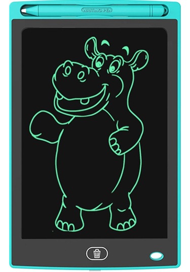 Snapbuy 8.5 İnç Lcd Çocuk Yazı Ve Çizim Tableti, Erken Eğitim Ve Uzaktan Öğrenim İçin El Yazı Tahtası Turkuaz