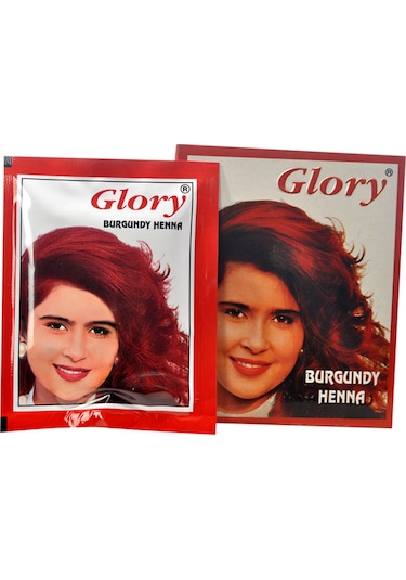 Glory Kızıl Hint Kınası (Burgundy Henna) 10 Gr Paket