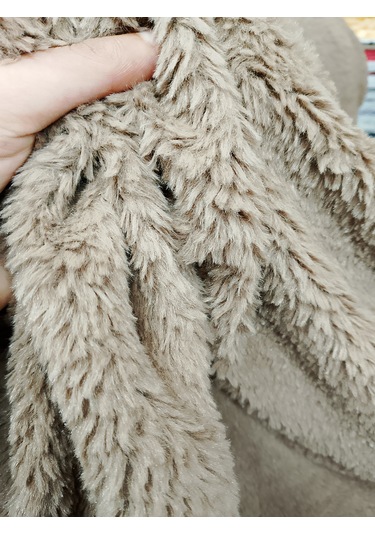 Toskana Peluş Kumaş Koyu Kahverengi