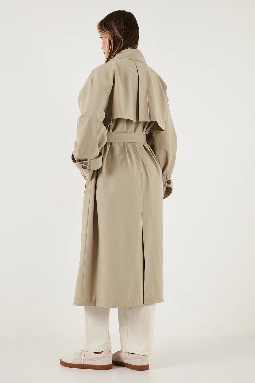 Lela Bayan Trençkot 6839605 Açık Yeşil Açık Yeşil