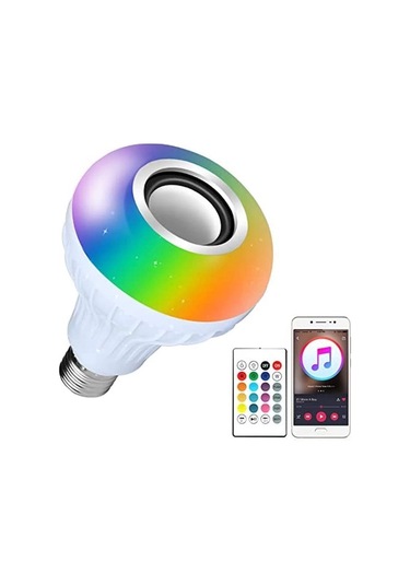 Bluetooth Hoparlör Akıllı Led Ampul Lamba 5365
