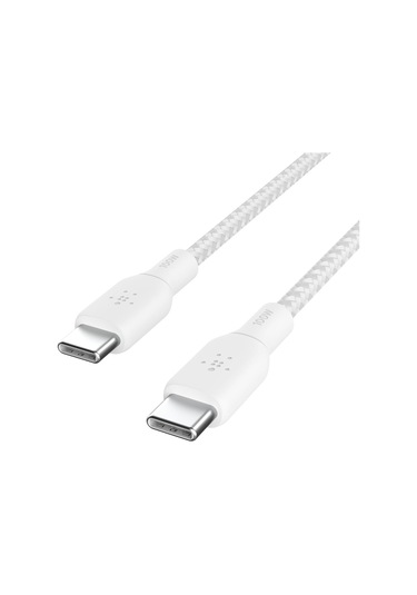 Belkin Braided 100w Usb-c Kablo Beyaz - 2 Metre