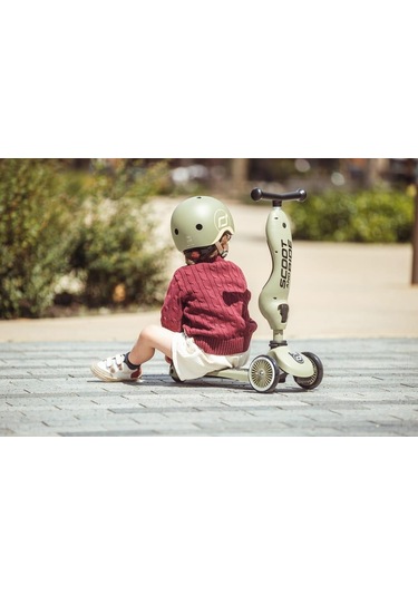 Scoot And Ride Helmet Bebek Kaskı Xxs-s Olive 181206-00007