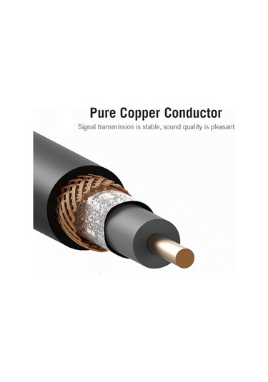 Springsun Vention Rca Koaksiyel Ses Video Kablosu Rca Erkek-erkek Koaksiyel Ses Kablosu Spdıf Ses Amplifikatörü Ses Video Kablosu