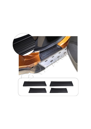 Renault Captur Uyumlu 2013 Ve Üzeri Abs Kapı Eşiği 4 Parça