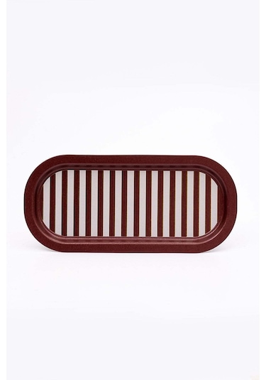 Festival Desenli Baton Metal Tepsi, 16 X 35 Cm