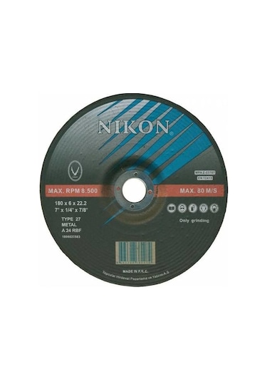 Nıkon N38045 A 400 x 4.0 x 25 MM Düz Metal Flex Taşı 1 Adet