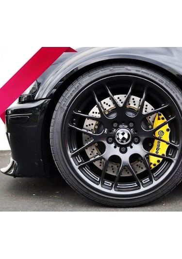 Nissan Uyumlu Brembo Sarı Kaliper Kapağı 4 Parça Ön Arka Set