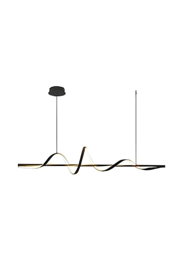 Burgaz / Sarkıt Avize / 120 Cm / Antrasit Gövde / 3 Renk Işık Antrasit