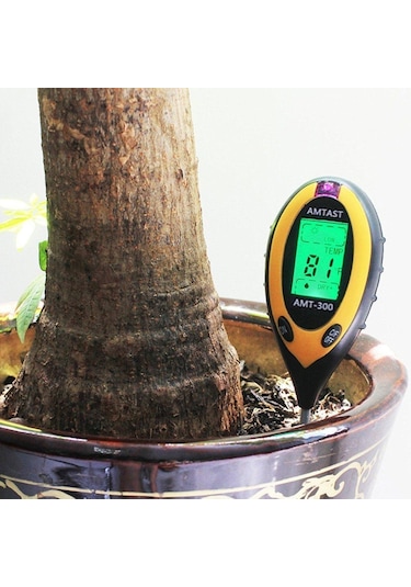 Amtast 4 Parametre Toprak Ph Nem Isı Işık  Ölçer