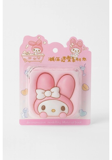 Sanrio My Melody Not Defteri Zincirli Anahtarlık Hediyelik Defter Puf Kapak Çok Renkli