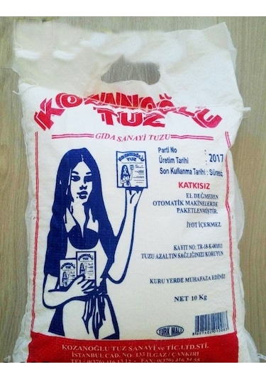Kozanoğlu Katkısız Gıda Sanayi Kaynak Tuzu 10 KG