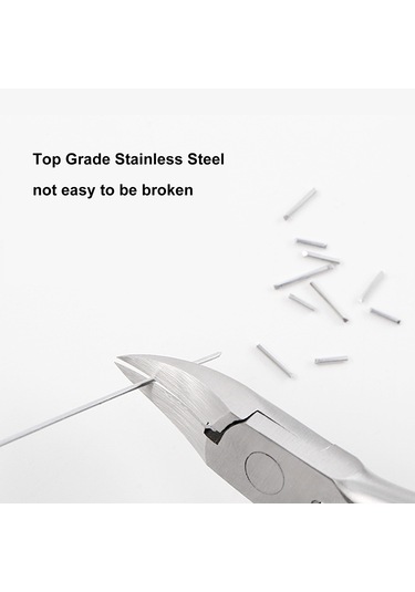 Reedark Stainless Steel Ingrown Toenail Clipper - Thick Nails, Rose Gold, Practical Nail Care Tool