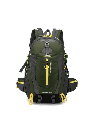 Wezone 40l Hacimli Hafif Ve Dayanıklı Seyahat Sırt Çantası - Erkek Ve Kadın İçin Yeşil