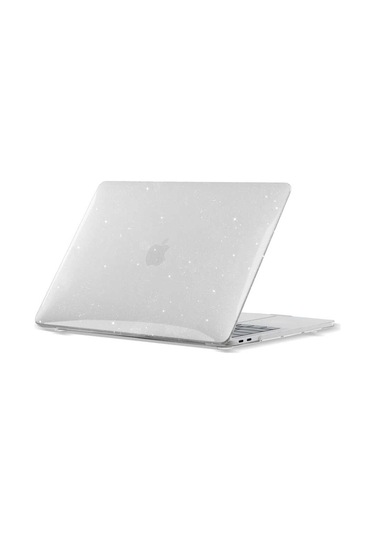 Macbook Uyumlu Air 13.6" 2024 M3 M2 A3113 A2681 Kılıf Simli Ön Arka Kapak 001